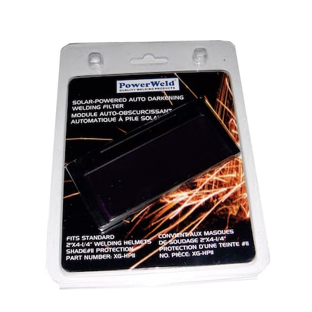 Powerweld Auto-Darkening Cartridge, 2 x 4-1/4, Shade No 10 XG-HP10